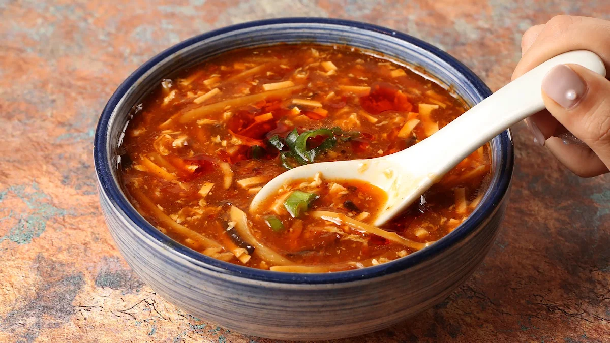 酸辣汤hot sour soup